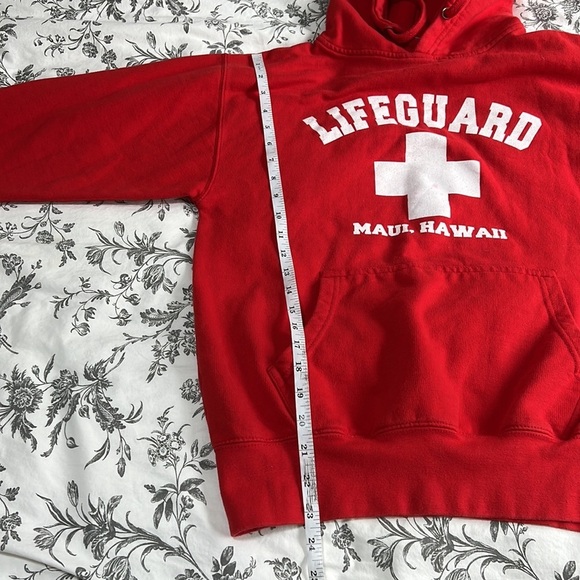 Red Lifeguard Hoodie - Picture 7 of 8
